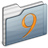 Classic Folder Graphite Icon 48x48 png